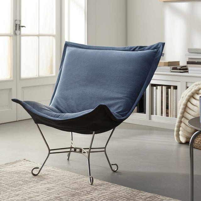 Puff Chair Complete Qivuit Blue For Sale In Chicago - Image 6 of 8
