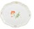 Early 20th Century Oval Porcelain Tray with Floral Decoration from Meissen, Germany For Sale