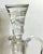 Traditional Vintage Belgian Cut Crystal Handled Style Decanter With Wheat and Star Design Barware For Sale - Image 3 of 8