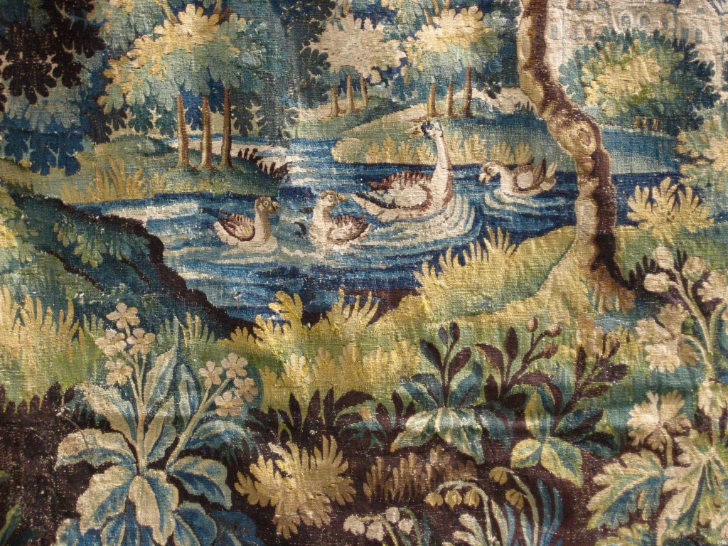 Tapisserie Murale Grand Bouquet Fleuri Style Flamand/français - 44 X 32 Pouces (environ 112x81 Cm)