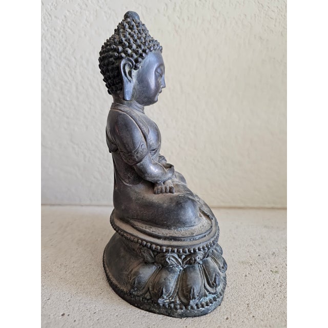 19th Century Tibetan Green Tara Bronze – Shyama Tara “Swift Liberator” For Sale - Image 9 of 12