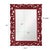 Traditional Chateau Mirror - Glossy Burgundy For Sale - Image 3 of 4