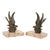 Beautiful vintage bookends, a pair of Art Deco bird or swallow bookends with a beige and red veined marble base; the birds...