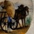 Brown Antique German Porcelain Stein Lids: Hand-Painted 19th Century Collection For Sale - Image 8 of 10