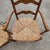 Vintage Ladder Back Rush Seat Dining Chairs Set of 4 For Sale - Image 9 of 12