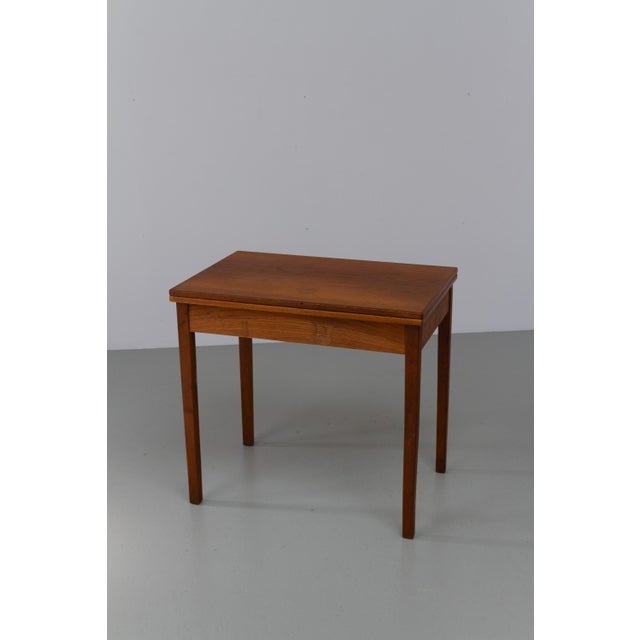 Mid-Century Danish Compact Folding Oak Dining Table attributed to Børge Mogensen, 1950s For Sale - Image 9 of 18