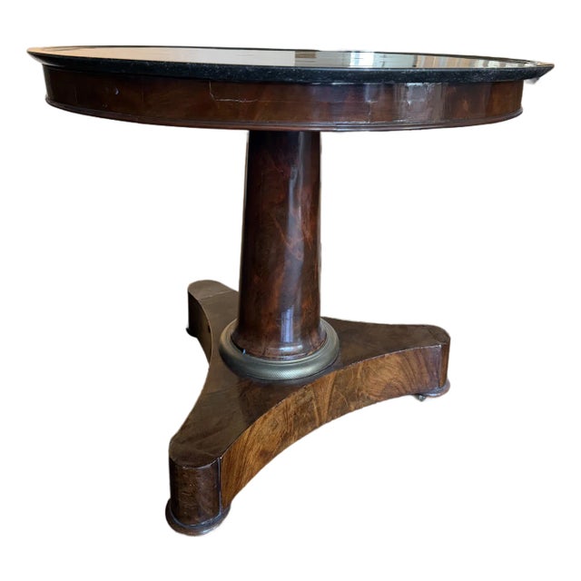 Early 19th Century Flame Mahogany Gueridon or Centre Table For Sale