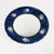 Blue Ceramic Wall Mirror from Hindelanger-Keramik, Germany, 1960s For Sale - Image 8 of 9