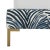 Spritely Home Norah Platform Bed in Blue Washed Zebra, Queen For Sale - Image 4 of 7