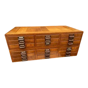 Early 20th Century Antique Specimen Collector Cabinet