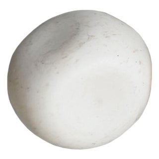 Antique White Aluminia Ceramic Lonsdaleite Sphere For Sale