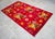 1940s Authentic 1940s Turkish Rug 5x10 Vibrant Red Mid Century Modern Organic Wool Carpet For Sale - Image 5 of 14