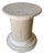 Vintage Coastal Coquina - Coral Stone & Rattan Pedestal Dining Table Base For Sale