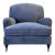 Ralph Lauren English Roll Arm Chair For Sale
