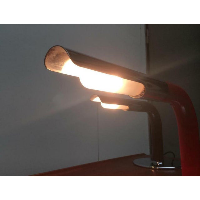 Mid-Century Minimalist Gulp Table Lamps by Ingo Maurer for M-Design, Germany, 1960s, Set of 2 For Sale - Image 9 of 17