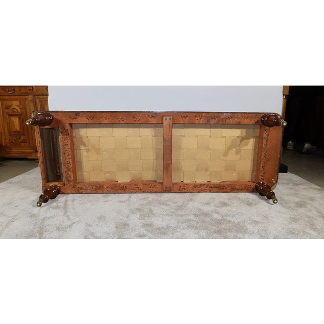 Long Victorian Mahogany Chaise Lounge, England, 19th Century For Sale - Image 17 of 18