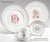 1990’s Vintage/New Old Stock Hand-Painted 3-Piece Place-Setting Renaissance Monogram D For Sale - Image 11 of 14