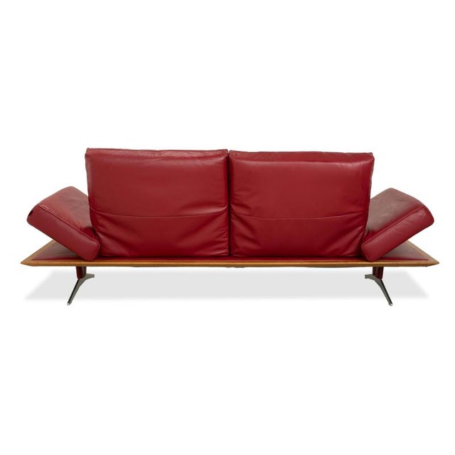 MR 495 Two-Seater Sofa in Leather from Musterring For Sale - Image 16 of 18