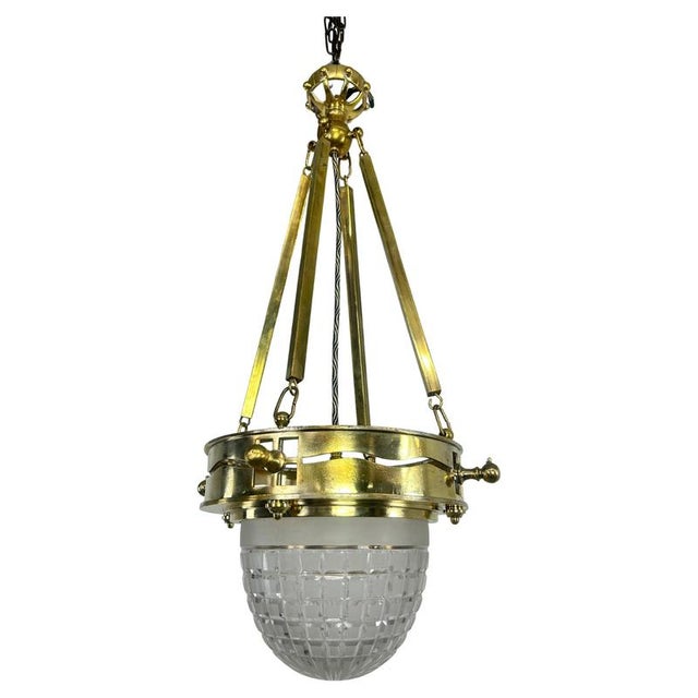 Vienna Secession Brass Hanging Pot by Kolo Moser & Jutta Sika, 1890s For Sale - Image 12 of 12