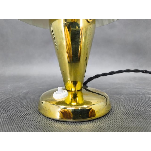 1930s Bauhaus Brass Adjustable Table Lamp, 1930s For Sale - Image 5 of 18