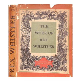 "The Work of Rex Whistler" 1960 Whistler, Laurence For Sale
