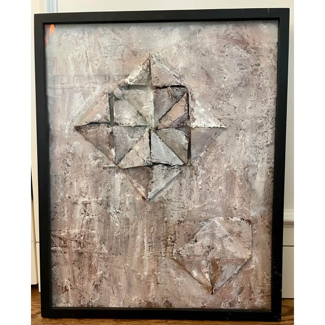 Contemporary Abstract Mixed-Media Wall Sculpture For Sale In Chicago - Image 6 of 6