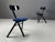 Black Foldable Stools attributed to Calligaris, 1990s, Set of 2 For Sale - Image 8 of 10