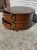 Wood Late 20th Century Round Mahogany 2 Drawer Coffee Table For Sale - Image 7 of 8