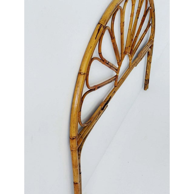 Vintage Headboard in Bamboo, 1960s For Sale - Image 3 of 6