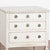 White Late 19th Century Swedish White Gustavian Style Small Chest of Three Drawers Nightstand For Sale - Image 8 of 12