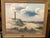 Wood Late 20th Century Large Framed Coastal Seascape Oil Painting by H. Wurtz For Sale - Image 7 of 7