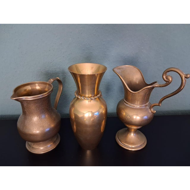 Antique Art Noveau Vases, France, 1920, Set of 3 For Sale - Image 4 of 5