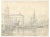 Sir Augustus Wall Callcott RA, Venetian Harbour, Early 19th Century, Graphite Drawing For Sale
