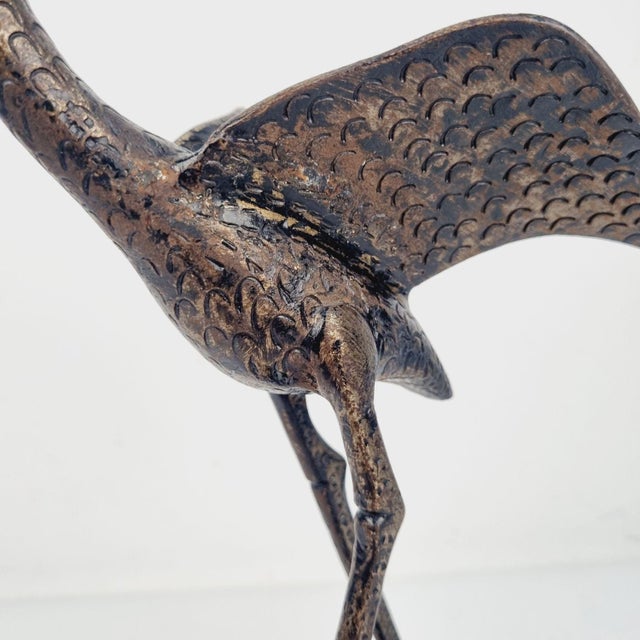Crane Bird Sculpture, 1970s For Sale - Image 13 of 14