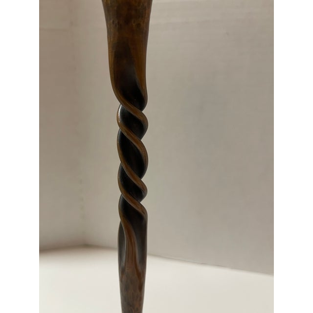 Hand Forged Copper Candle Holders From Hessel Studios For Sale - Image 10 of 12