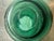 Glass Vintage Large Green Blown Glass Vase For Sale - Image 7 of 7