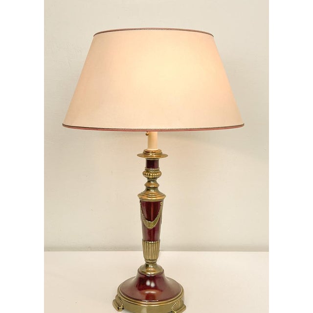Dutch Empire Table Lamp from Kullmann, 1970s For Sale - Image 14 of 15