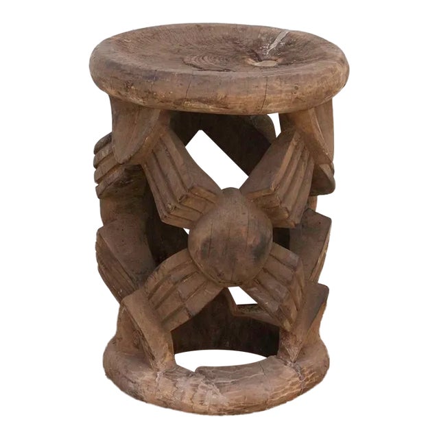 Antique Tall Spider African Stool For Sale