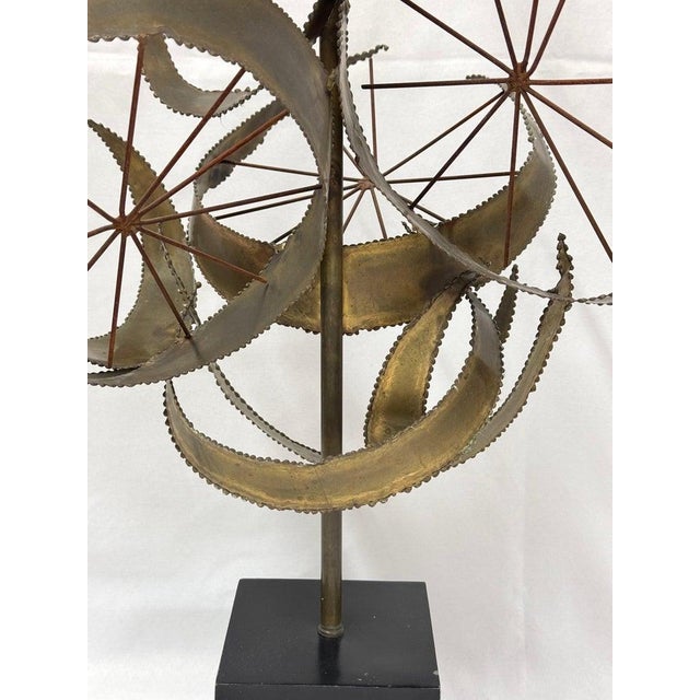 Torch Cut Brutalist Lamp by Bijan of California for Laurel Lamp For Sale - Image 12 of 12