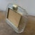 1990s Barovier Style Art Deco Murano Glass and Brass Horizontal Picture Frame For Sale - Image 12 of 12