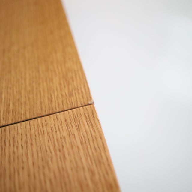 Wood Vladimir Kagan Extension Dining Table For Sale - Image 7 of 9