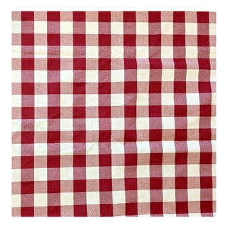 Ralph Lauren "Buffalo" Radish Cotton Check Fabric- 5 Yards For Sale