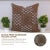 Bring a touch of handcrafted beauty to your home with this handmade block print cushion cover from Fabdivine. Made from...