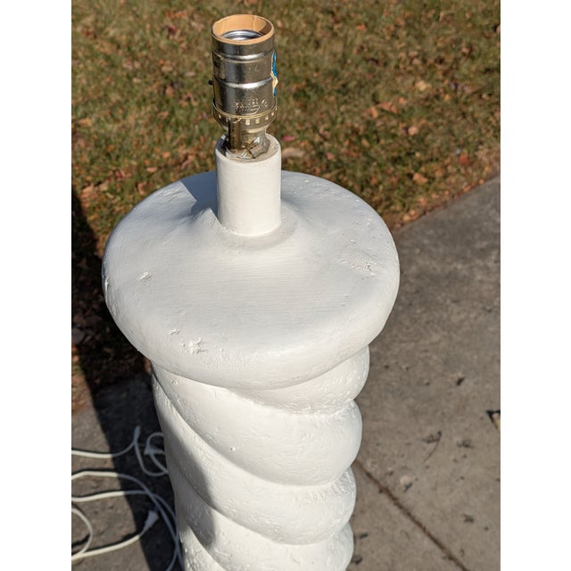 1980s John Dickinson Style Plaster Floor Lamps For Sale - Image 9 of 12