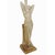 Early 20th Century Edwardian Era Italian Carved Alabaster Nude Greco-Roman Female Figural Lamp For Sale In Los Angeles - Image 6 of 10