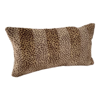 Custom Cowtan & Tout Malabar Velvet Gros Point Lumbar Pillow For Sale