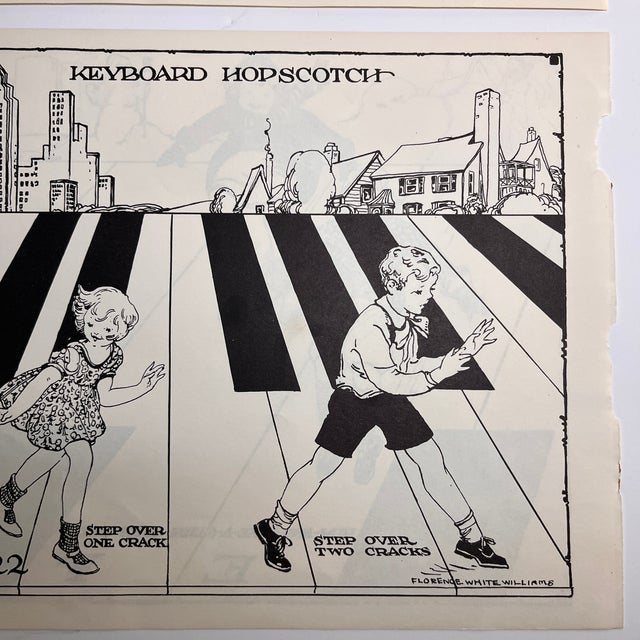 1935 Children's Music Print Set/2 For Sale In New York - Image 6 of 6