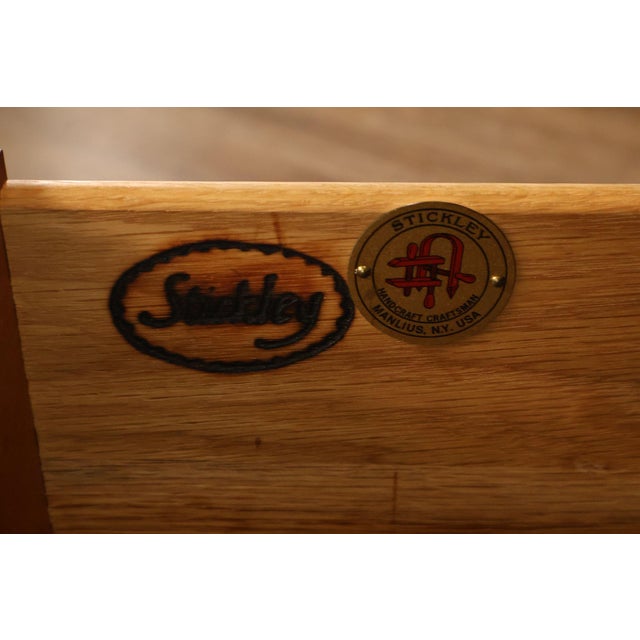 Stickley 21st Century Collection Pair of Granite Top Cherry Nightstands For Sale - Image 18 of 18