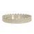 Contemporary Round Scalloped Riviera Tray - Taupe For Sale - Image 3 of 10