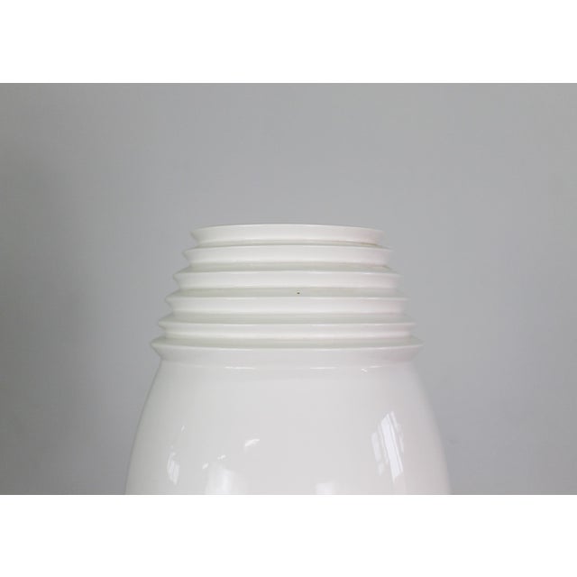 BBK Vase in White Enameled Ceramic by Sergio Asti, 1980s For Sale - Image 3 of 7